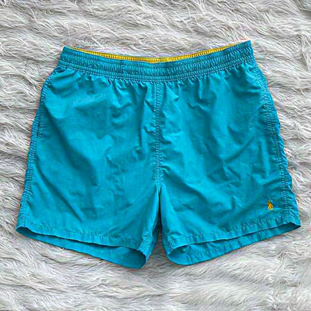 Polo by Ralph Lauren | Y2K‎ Aqua Blue Swim Trunks